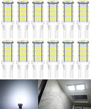 Super Bright 194 LED Light Bulbs White, T10 912 921 16 Color: WhiteSize: 12PCS