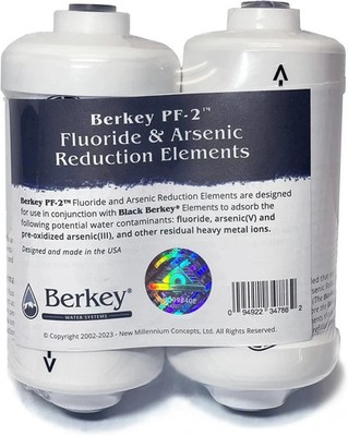 Berkey PF-2 Fluoride Water Filters for Berkey Systems New with Sealed Box