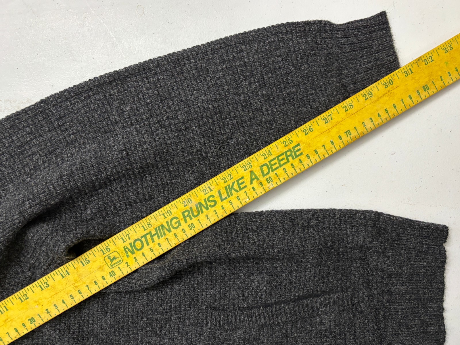 Pendleton Gray Full Zip Washable Wool Sweater Siz… - image 5