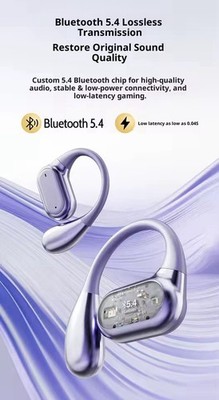 Original Sony Q17 Pro - Bluetooth Sport Kopfhörer mit Haken, HiFi, Micro HD