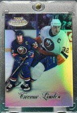 TREVOR LINDEN RARE GOLD HOLO REFRACTOR CHROME INVESTMENT CARD ISLANDERS MINT NHL