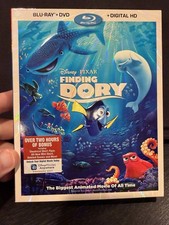 Disney Pixar Finding Dory Blu-ray DVD Digital HD, Ellen DeGeneres, Extras