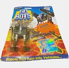 Tonka GoBots Bolt Transforming Robot Action Figure Airplane 1985 Sticker