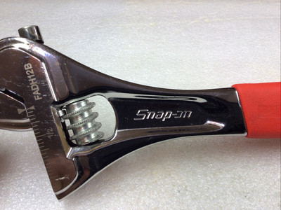 Snap On FADH12B - Flank Drive+ Adj. Wrench, 12” or 300mm, Red Soft