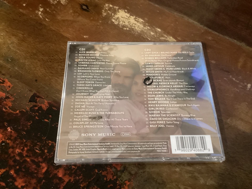 Kuschelrock Vol. 39 mit Ed Sheeran, Coldplay uvm. (2 CDs). Neu & OVP - Bild 2 von 2