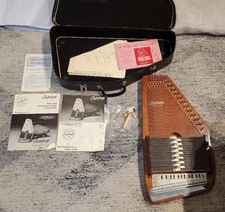 Oscar Schmidt Autoharp 36 String 15 Chord Wooden Auto Harp With Case