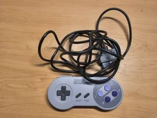 Nintendo SNS-005 Wired Ergonomic Controller Gray for Super Nintendo SNES