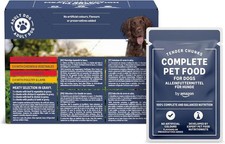 by Amazon Complete Wet Food for Adult Dogs, Meat Selection in Gravy, 1.2 kg (12 3.78 per kilo
