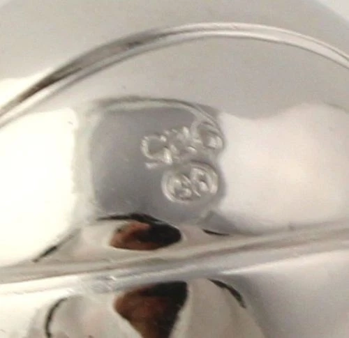 运动小饰品 - 纯银篮球 WC 学校联盟珐琅绿色和黄色 — 第 2/4 张图片