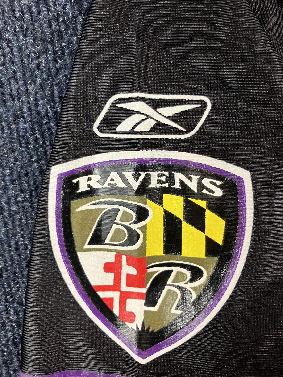 Baltimore Ravens Jersey Boys Large Black NFL Football Steve McNair Reebok thumbnail 8