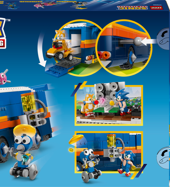 LEGO Sonic the Hedgehog 77006 Team Sonic Command Truck 747 pcs Toy