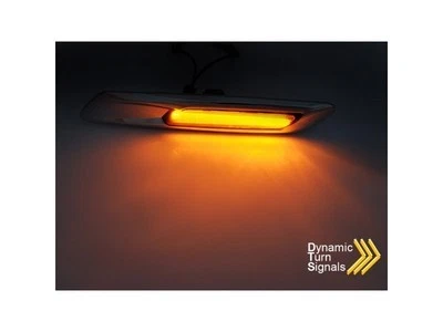 Para BMW 5 F10 F11 2010 2011 2012 2013 dirección lateral plata humo SEQ LED Foto 2 de 3