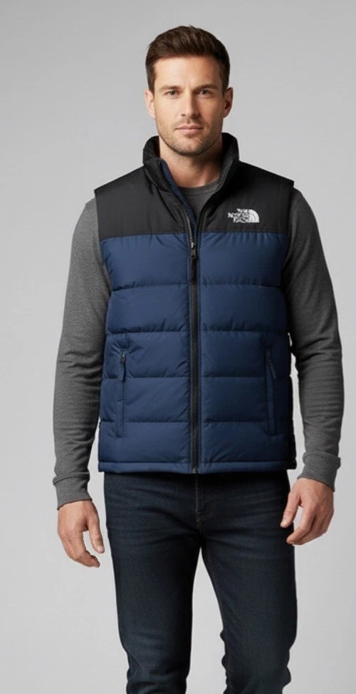 The North Face 🤑Everyday 🔥Insulated Vest Blue &Black Full Zip NWT $140 Sz -S