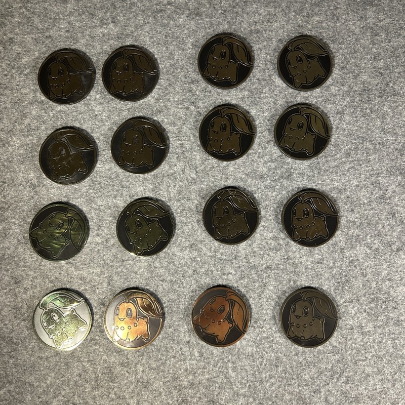 Pokémon TCG Chikorita Flip Coins  Lot of 16
