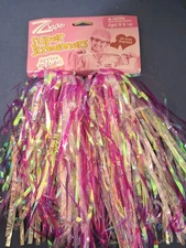 New Zefal Z-Kids Super Streamers Pink Bicycle Handle Streamers