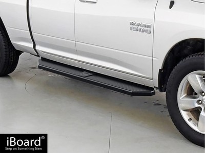 APS Premium 6'' Flat Black Side Steps Fit 09-18 Dodge Ram 1500 Quad Cab