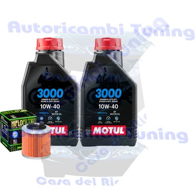 Set Service Öl Motul 3000 10W40 Für Hisun 800 HS UTV