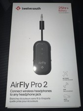 NIB AirFly Pro 2 Bluetooth Adapter Pair 2 AirPods/Wireless Earbuds Twelve South