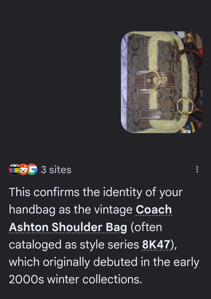 vintage Coach Ashton purse from the iconic Y2K-era Coach collections View 5