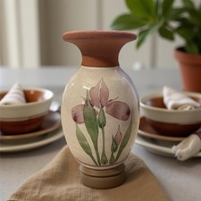Emerson Creek Pottery Vase Purple Iris Green ...