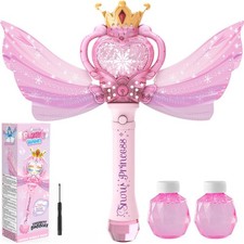 Light Up Princess Bubble Wand with Music, Pink, Ages 3-10