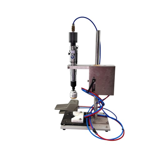 Accutek Pneumatic Bottle Capping Machine w/ Foot Pedal & Size 30 Chuck