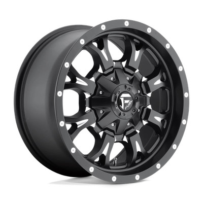 17x9 Fuel Wheels D517 Krank Matte Black Milled Rims 8x165.1 ET+1 (1pc)