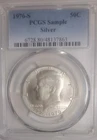 1976-S Silver Kennedy Half Dollar Coin PCGS Sample.