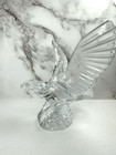 Waterford Crystal "Eagles Wings" Sculpture by Fred Curtis – Wood Stand Included — photo 3