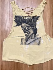 Vintage 90s The Cramps Bad Music For Bad People Punk T Shirt Small