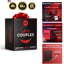 Couples Card Game Spicy Couples Fun Romantic Date Night Challenge