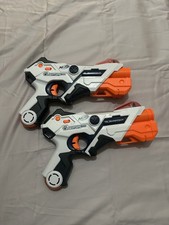 Nerf Laser Ops Pro Alphapoint Tag Gun Blaster 2-Pack Laser Tag Tested