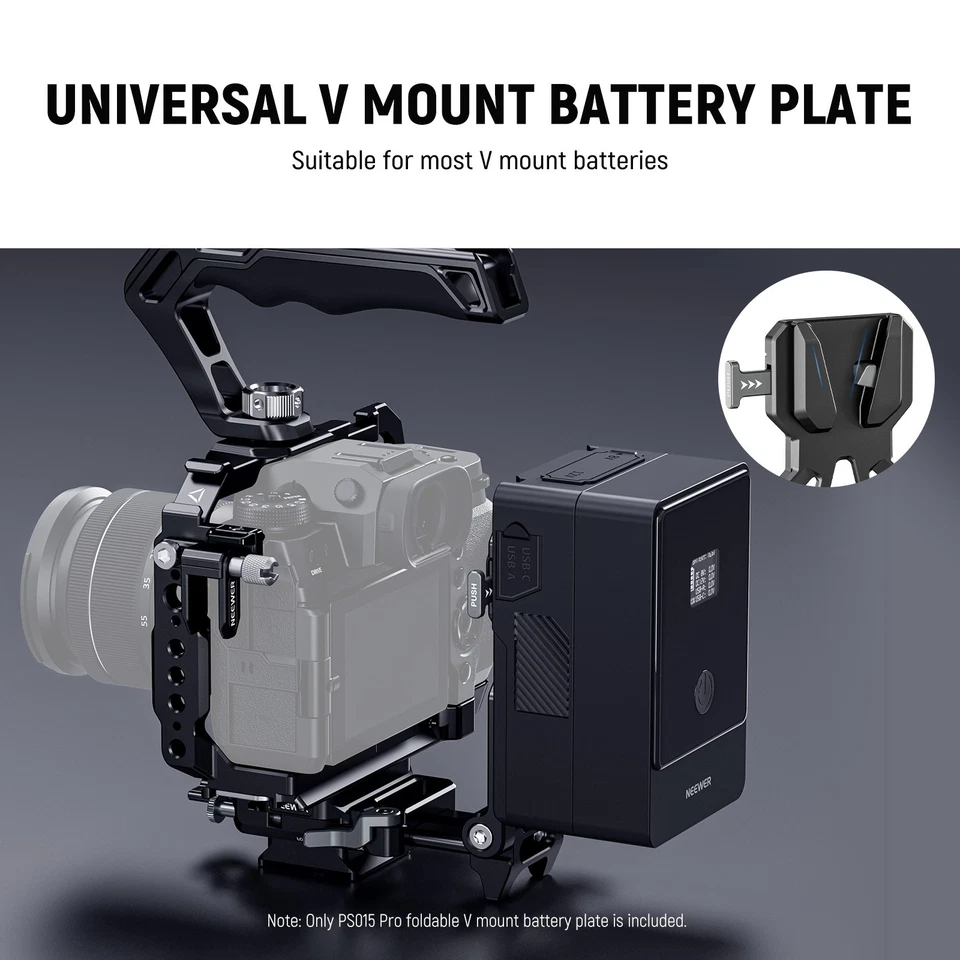 NEEWER PS015D PRO V Mount/Arca Plate for Camera Rig - Image 2 of 4
