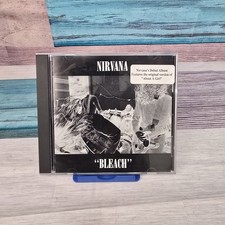 Bleach by Nirvana (CD, 1991) Debut Album Kurt Cobain Sub Pop Records Grunge Rock
