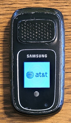 Samsung Rugby 3 III SGH-A997 - Gray and Black ( AT&T ) Cellular GSM Flip Phone