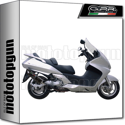 GPR EXHAUST CAT FURORE BLACK HONDA SILVER WING 600 2001 01 2002 02 2003 03