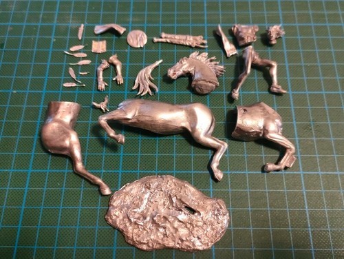 Andrea Miniatures 54 mm metal kit S4-F05 |Sioux Warrior Falling Down| Best Price - Imagen 3 de 6