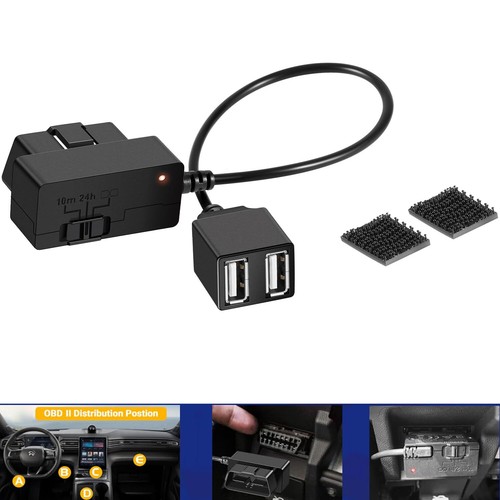 For Garmin OBD-II Constant Power Parking Mode Cable Dash Cam 46/47/56/57/66W/67W - Picture 1 of 18