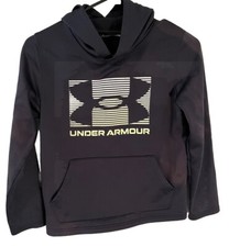 Under Armour Black Youth Medium Pullover Hoodie Sweatshirt