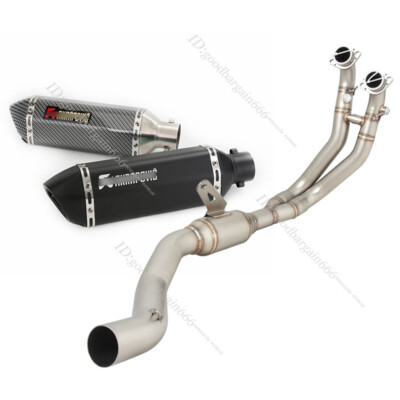 For Aprilia RS660 Tuono 660 2021-2026 Header Link Pipe Slip On 51mm Muffler Tips