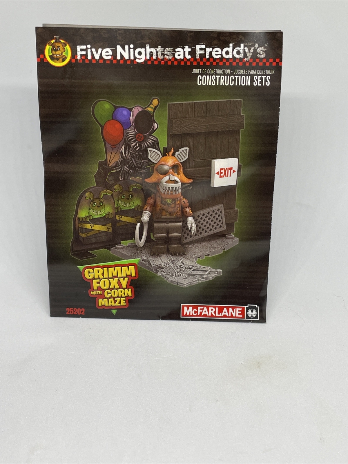 FNAF Grimm Foxy Corn Maze McFarlane Set 25202 Five Nights at Freddy's
