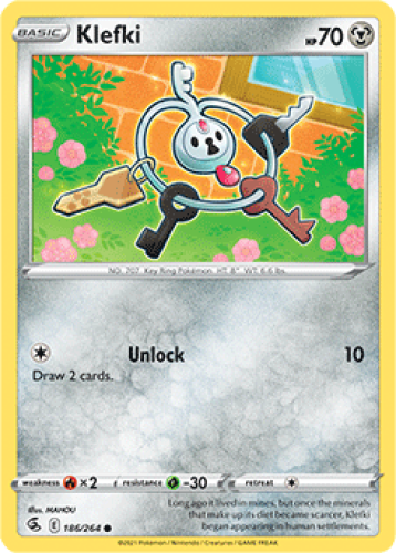 1x Klefki 186/264 Fusion Strike Pokemon TCG Card NM | eBay