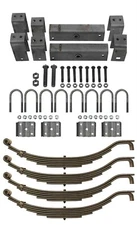 LIBRA 8000# 8K Tandem Trailer Axle Suspension Kit Leaf Spring/U-bolt/Hanger Kit