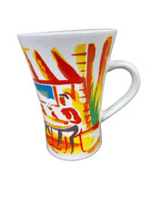 NESCAFE Mug Cup with Vibrant Cafe Bistro Scene Made Exclusively For Nescafe Rare