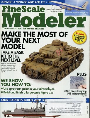 Fine scale Modeler Magazine December 2011 Airfix Harrier / Dragon Type 2 