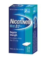 Nicotinell  Mint Flavoured Nicotine Chewing Gum Regular Strength 2mg 24 Pack