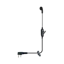 Klein Vapor 1-Wire Earpiece and Microphone for Kenwood 2-Pin Two-Way Radios