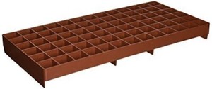 Grodan RW205002 GRO-Smart Tray Insert, Brown