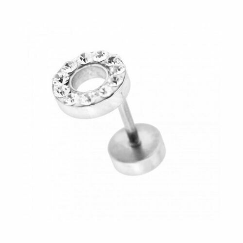Solid Surgical Steel Saddle Plug - 11mm Gauge Size, Lobe Piercing Tunnel, Hypoallergenic