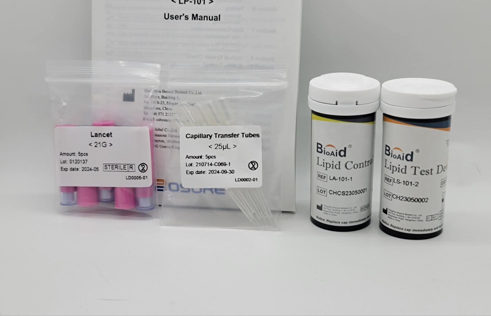 Bioaid Lipid 3in1 Multiparameter Total Cholesterol Bottles Opened eBay